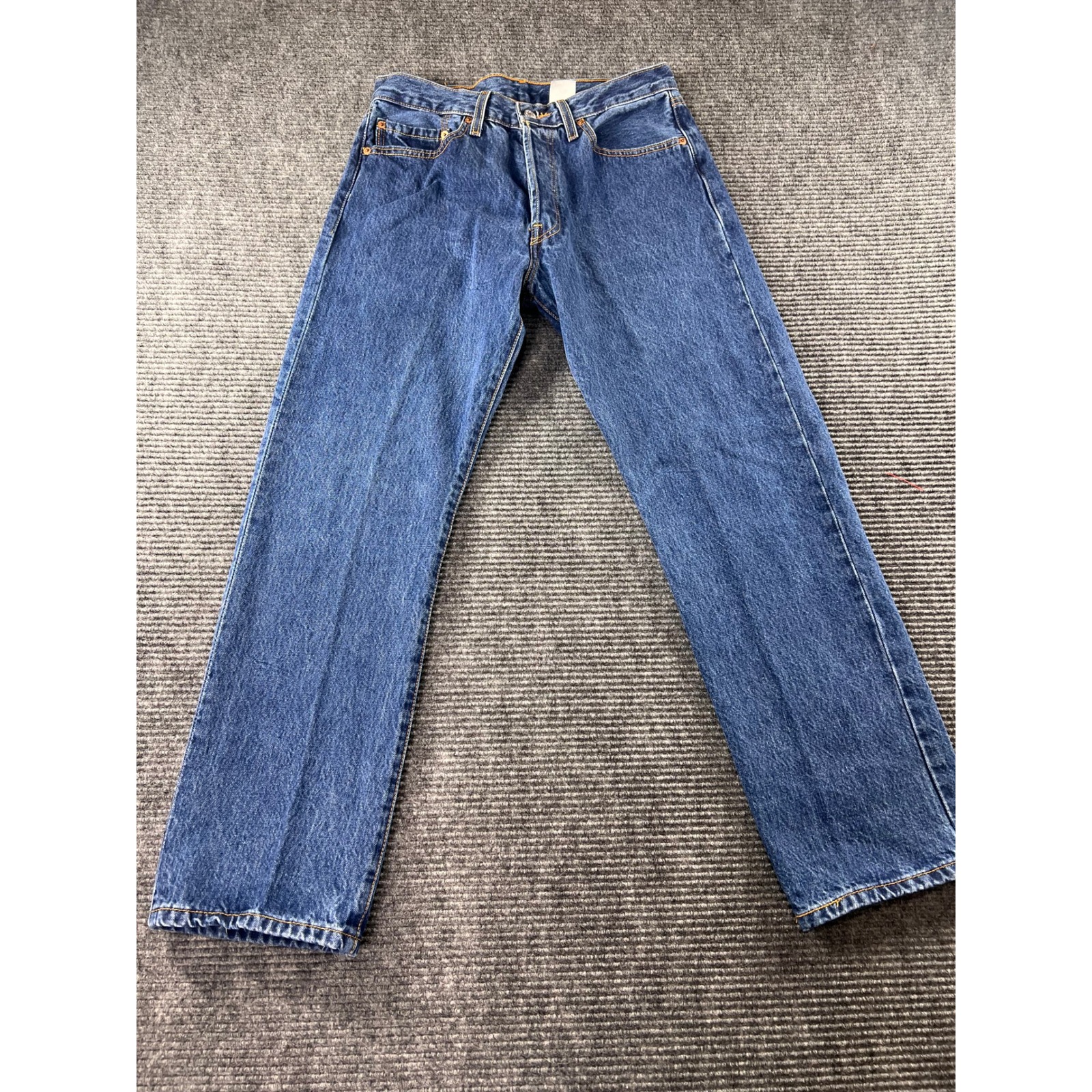 Vintage Levi's 501 Jeans Mens 33x30 Button Fly Dark Wash Straight Leg Usa Era